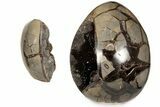7.6" Septarian "Dragon Egg" Geode - Removable Section - #200203-3
